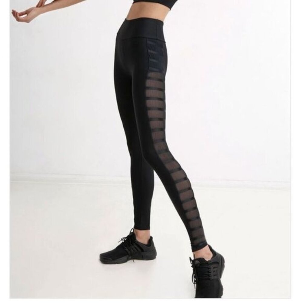 Lanston Holden Sport  Side Stripe Leggings XS